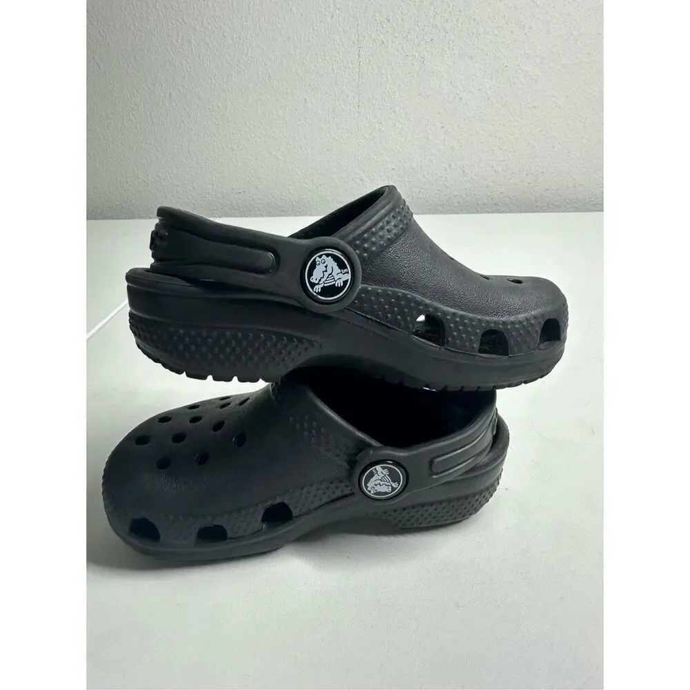 Crocs Classic Clog Size C7 Black 206990-001 Unisex Little Kids